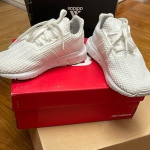 Addidas ortholite white sneakers toddler 8K